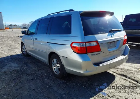 2007 Honda Odyssey Ex-L из США, поврежденный, VIN 5FNRL38727B415866